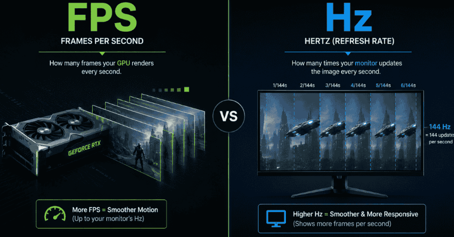 FPS vs Hz: 7 Key Differences Every Gamer Must Know
