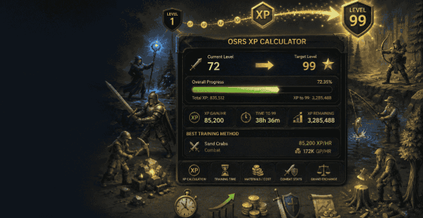 OSRS XP Calculator: The Complete Guide